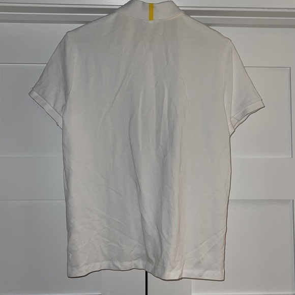 Lacoste National Geographic white polo with leopard print logo. Size 40 - Picture 4 of 5